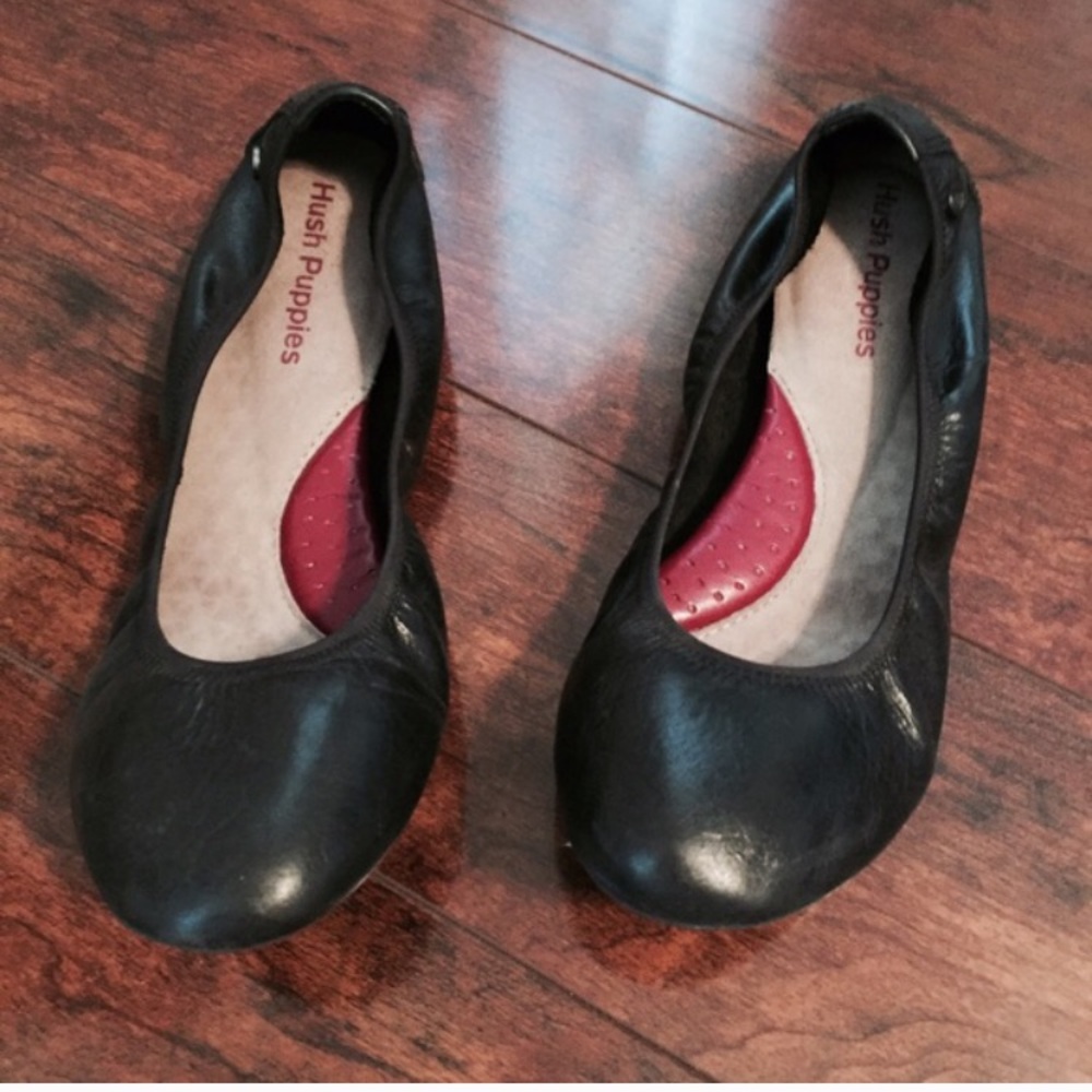 Hush Puppies Leather Ballet Flat ✨👯‍♂️